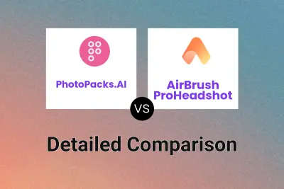 PhotoPacks.AI vs AirBrush ProHeadshot