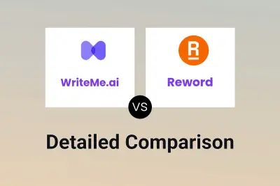 WriteMe.ai vs Reword Detailed comparison features, price