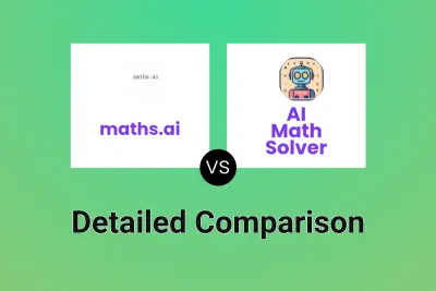 maths.ai vs AI Math Solver Detailed comparison features, price