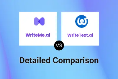 WriteMe.ai vs WriteText.ai Detailed comparison features, price