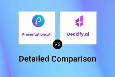 Presentations.AI vs Deckify.ai Detailed comparison features, price