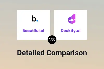 Beautiful.ai vs Deckify.ai Detailed comparison features, price