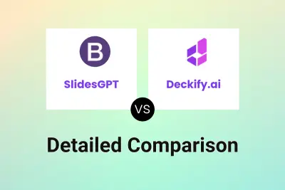 SlidesGPT vs Deckify.ai Detailed comparison features, price