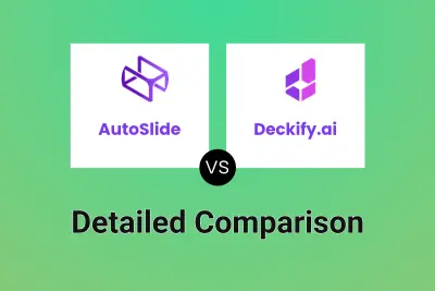 AutoSlide vs Deckify.ai Detailed comparison features, price