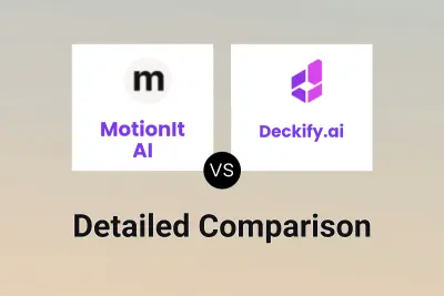 MotionIt AI vs Deckify.ai Detailed comparison features, price