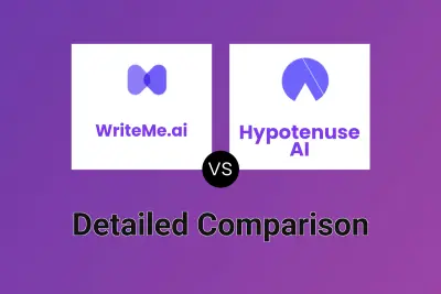 WriteMe.ai vs Hypotenuse AI Detailed comparison features, price