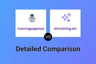 Coloringpagebyai vs AIColoring.art