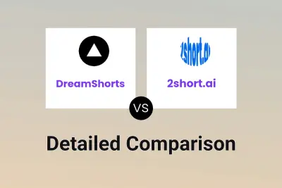 DreamShorts vs 2short.ai Detailed comparison features, price