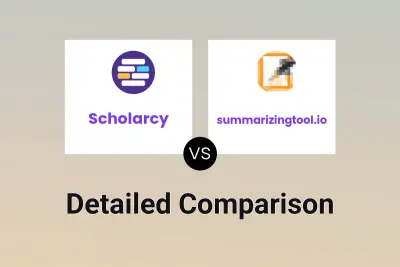 Scholarcy vs summarizingtool.io