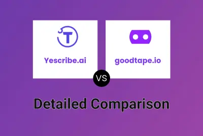 Yescribe.ai vs goodtape.io