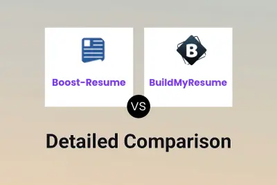 Boost-Resume vs BuildMyResume