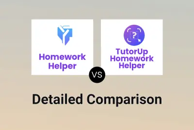 Homework Helper vs TutorUp Homework Helper