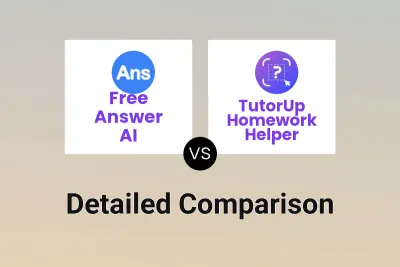 Free Answer AI vs TutorUp Homework Helper