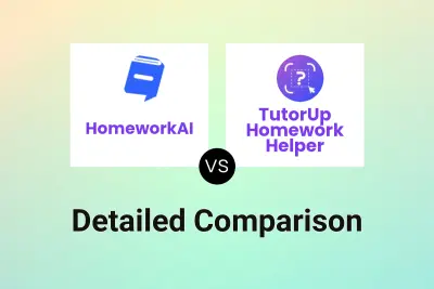 HomeworkAI vs TutorUp Homework Helper