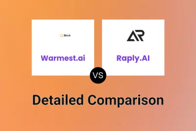 Warmest.ai vs Raply.AI Detailed comparison features, price