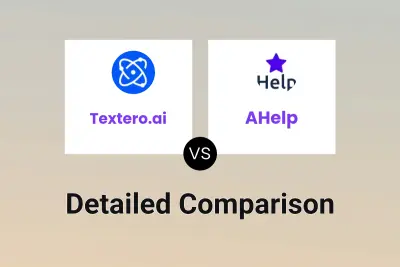 Textero.ai vs AHelp Detailed comparison features, price