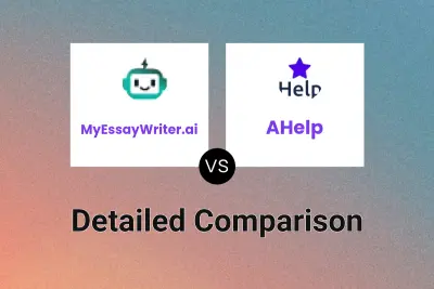 MyEssayWriter.ai vs AHelp Detailed comparison features, price