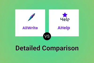 AllWrite vs AHelp Detailed comparison features, price