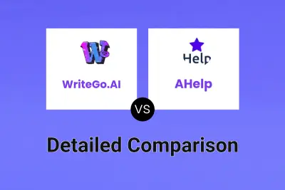 WriteGo.AI vs AHelp Detailed comparison features, price