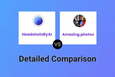 HeadshotsByAI vs Amazing.photos Detailed comparison features, price