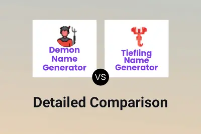 Demon Name Generator vs Tiefling Name Generator