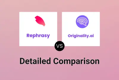 Rephrasy vs Originality.ai Detailed comparison features, price