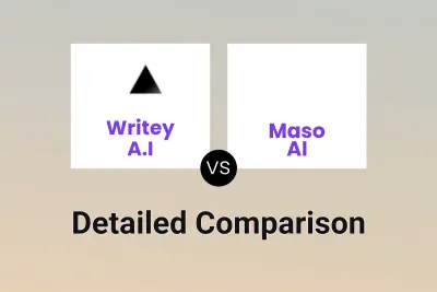 Writey A.I vs Maso AI Detailed comparison features, price