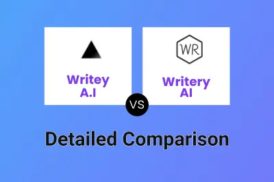 Writey A.I vs Writery AI Detailed comparison features, price