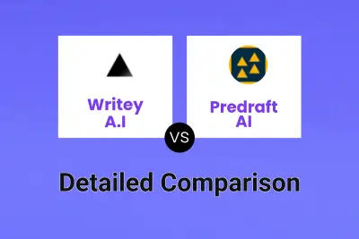 Writey A.I vs Predraft AI Detailed comparison features, price