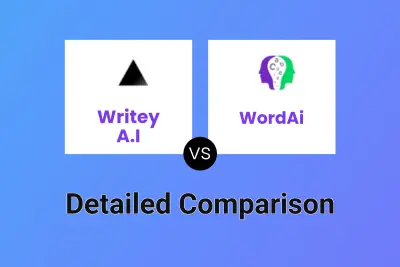 Writey A.I vs WordAi Detailed comparison features, price