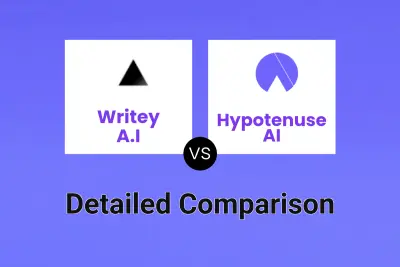 Writey A.I vs Hypotenuse AI Detailed comparison features, price