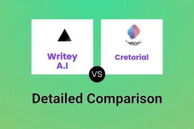 Writey A.I vs Cretorial Detailed comparison features, price