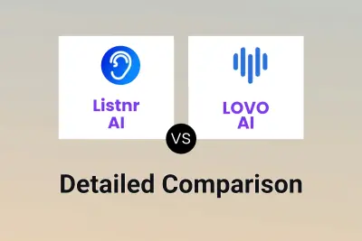 Listnr AI vs LOVO AI Detailed comparison features, price