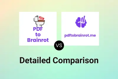 PDF to Brainrot vs pdftobrainrot.me