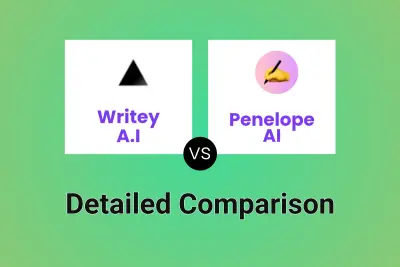 Writey A.I vs Penelope AI Detailed comparison features, price