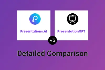 Presentations.AI vs PresentationGPT Detailed comparison features, price