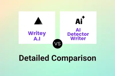 Writey A.I vs AI Detector Writer Detailed comparison features, price