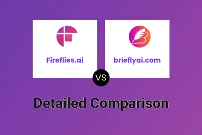 Fireflies.ai vs brieflyai.com