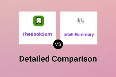 TheBookSum vs intelliSummary