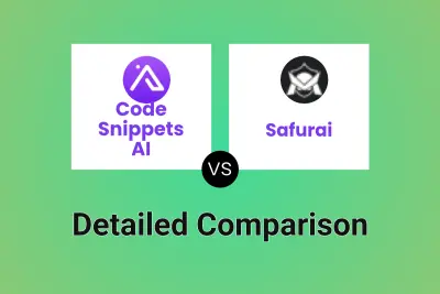 Code Snippets AI vs Safurai Detailed comparison features, price