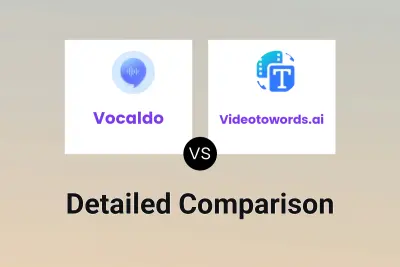 Vocaldo vs Videotowords.ai