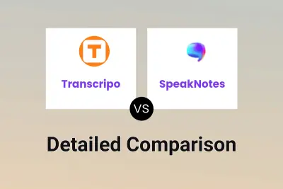 Transcripo vs SpeakNotes