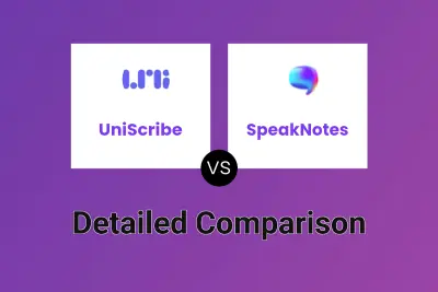 UniScribe vs SpeakNotes