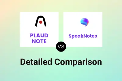 PLAUD NOTE vs SpeakNotes