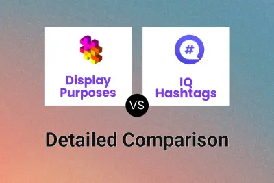 Display Purposes vs IQ Hashtags