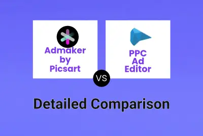 Admaker by Picsart vs PPC Ad Editor Detailed comparison features, price