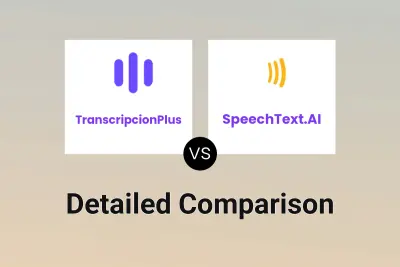 TranscripcionPlus vs SpeechText.AI