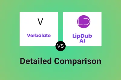 Verbalate vs LipDub AI Detailed comparison features, price