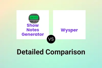 Show Notes Generator vs Wysper