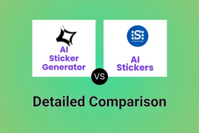 AI Sticker Generator vs AI Stickers Detailed comparison features, price